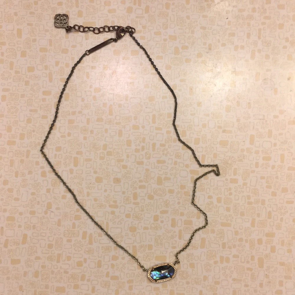 Kendra Scott Abalone Shell Necklace